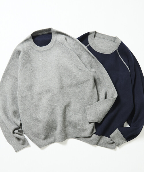 「FREAK'S STORE」 長袖ニット LARGE ブラック メンズ_画像3