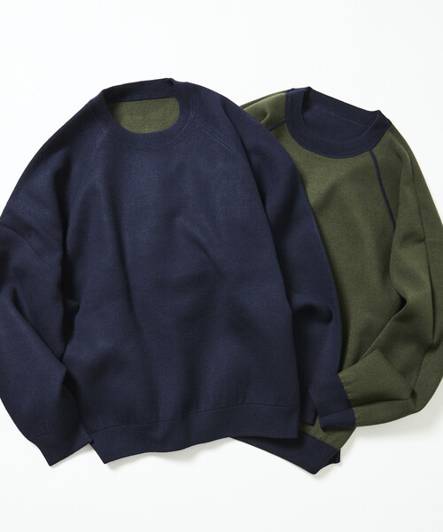 「FREAK'S STORE」 長袖ニット LARGE ブラック メンズ_画像4