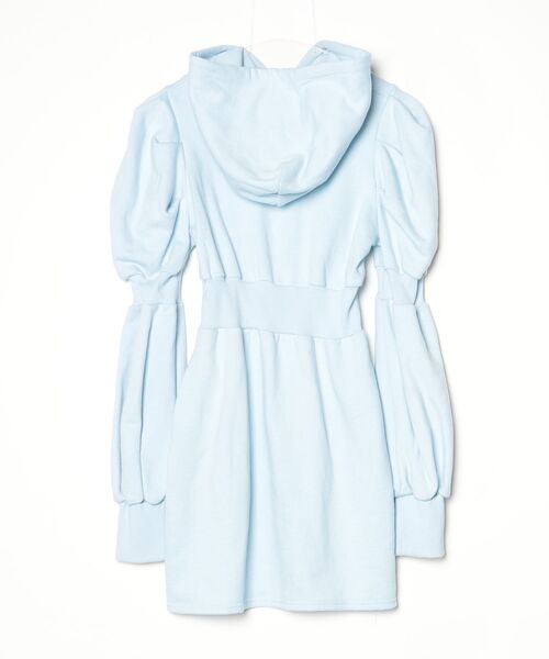 「lilLilly」 長袖ワンピース FREE ブルー レディース_画像2