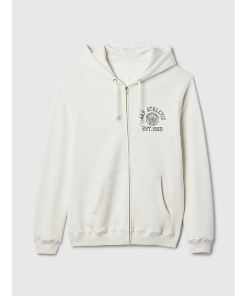 GAP（ギャップ） ジップアップパーカー M ブラック メンズ : ZOZOTOWN
