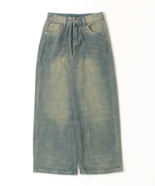 「shameless」 デニムパンツ M ブルー レディース_画像6