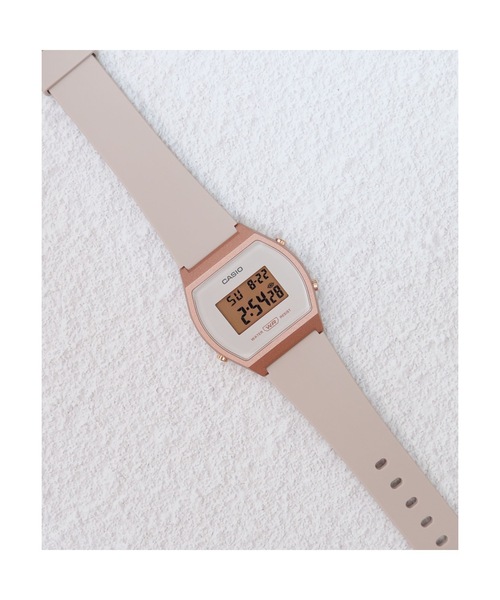 「CASIO」 デジタル腕時計 FREE ブラック×ピンク レディース_画像5