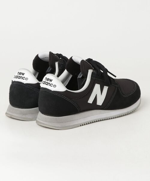 「New Balance」 ローカットスニーカー 24.5cm ブラック メンズ_画像2