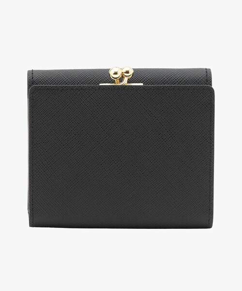 agnes b.（アニエスベー） 財布 レザー 三つ折りがま口 ミニ