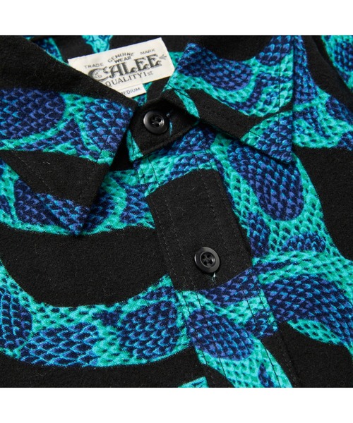 「CALEE」 長袖シャツ LARGE ブラック メンズ_画像6