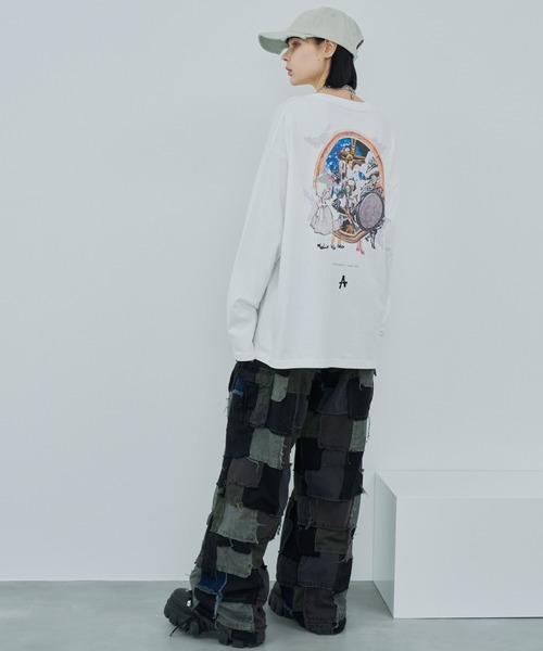 「AIVER」 カーゴパンツ SMALL ブラック メンズ_画像2