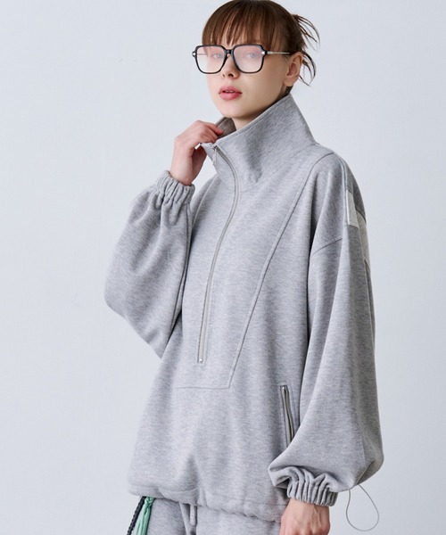 SeeSew トレーナー スウェット 「UNISEX」SOFTTEX HALF ZIP TOPS
