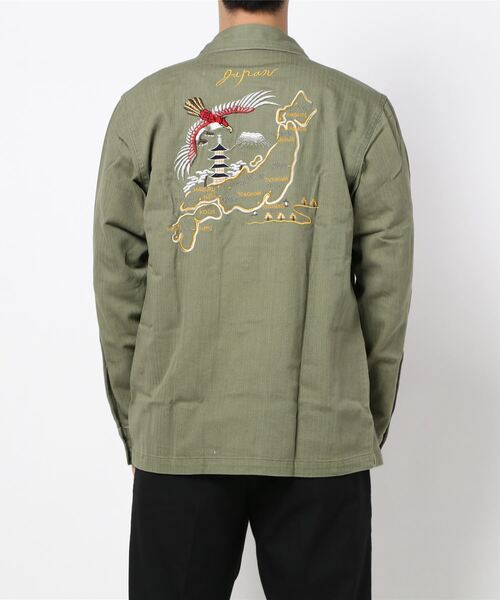 ALPHA INDUSTRIES 刺繍ジャケット Alpha Industries ジャケット ミリタリージャケット 【ALPHA