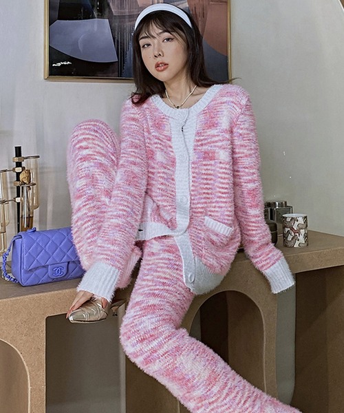 りいたして ルームウェア Zozotown Paypayモール店 通販 Paypayモール パジャマ ミックスカラー カーディガン