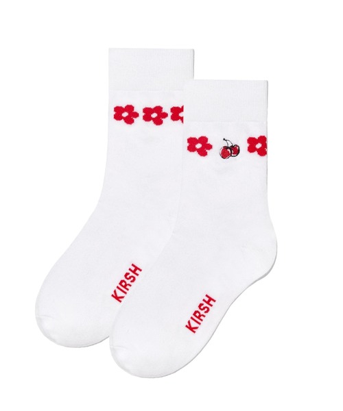 靴下 Korea Kirsh オリジナルライン Kirsh キルシー Cherry Flower Socks チェリー フラワー ソックス Zozotown Paypayモール店 通販 Paypayモール