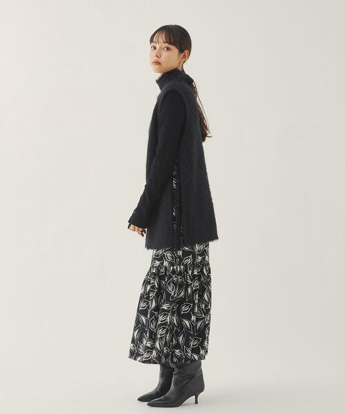 人気再入荷 スカート ZOZOTOWN PayPayモール店 - 通販 - PayPayモール <EMMEL REFINES(エメル リファインズ)>EM リーフプリント ギャザースカート 超激得国産