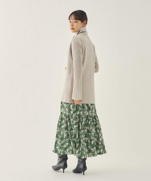 人気再入荷 スカート ZOZOTOWN PayPayモール店 - 通販 - PayPayモール <EMMEL REFINES(エメル リファインズ)>EM リーフプリント ギャザースカート 超激得国産