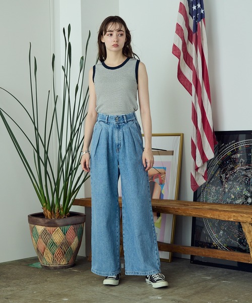タンクトップ ノースリーブ R.P.miller/ミラー Prib Cami tank タンクトップ レディース Robert P. Miller タンクトップ ノースリーブ 「Miller/ミラー