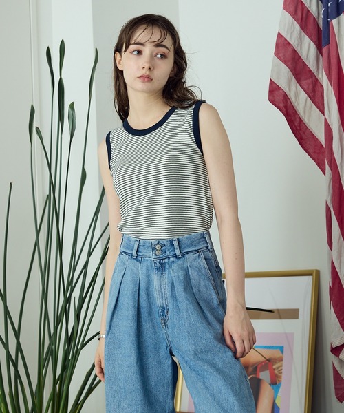 タンクトップ ノースリーブ R.P.miller/ミラー Prib Cami tank タンクトップ レディース Robert P. Miller タンクトップ ノースリーブ R.P.miller/ミラー