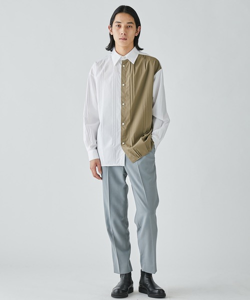 CITY（シティ） スラックス 「CITY」BELTED SLACKS/ベルテッド