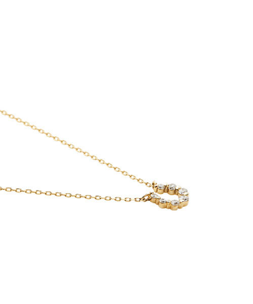 Vendome Aoyama◎K10ダイヤモンド ホースシューネックレス VENDOME AOYAMA ネックレス K10 ダイヤモンド ホースシュー