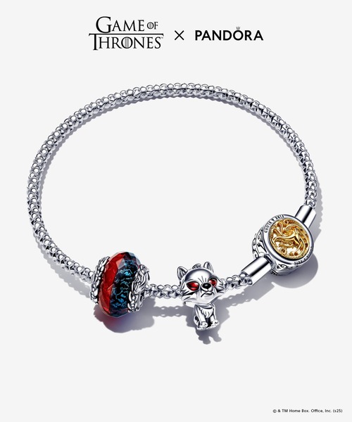 PANDORA チャーム ゲーム・オブ・スローンズ ゴーストダイア