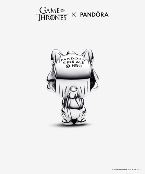 新品未使用！Pandora⭐︎ゲームオブスローンズ　アイスアンドファイアチャーム PANDORA（パンドラ）の「ゲーム・オブ・スローンズ アイス