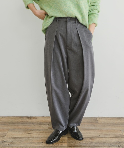 ITEMS URBANRESEARCH パンツ スラックス カーブシルエットスラックス 