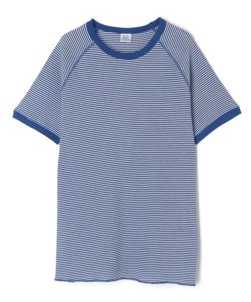 UNUSED/US2021/ショートスリーブボーダーTシャツ/2 UNUSED/US2021/ショートスリーブボーダーTシャツ/2オンライン