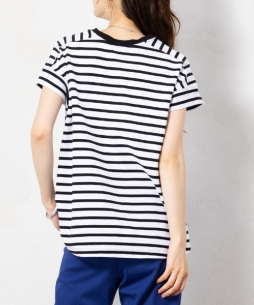 Fiori 半袖　プルオーバー　Tシャツ tシャツ ハイゲージジャージーフォルムデザイン半袖プルオーバー
