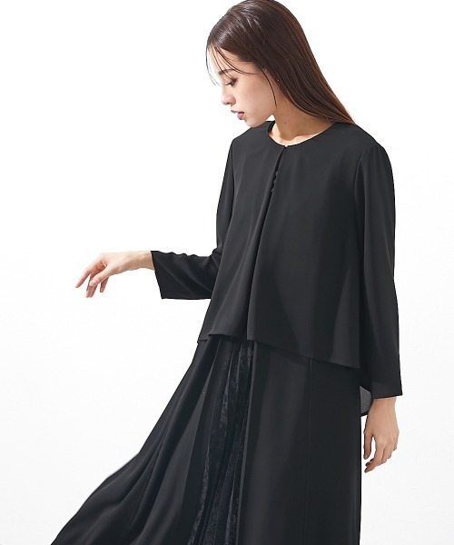 ジャケット ノーカラージャケット 喪服・礼服｜単品｜日本製生地
