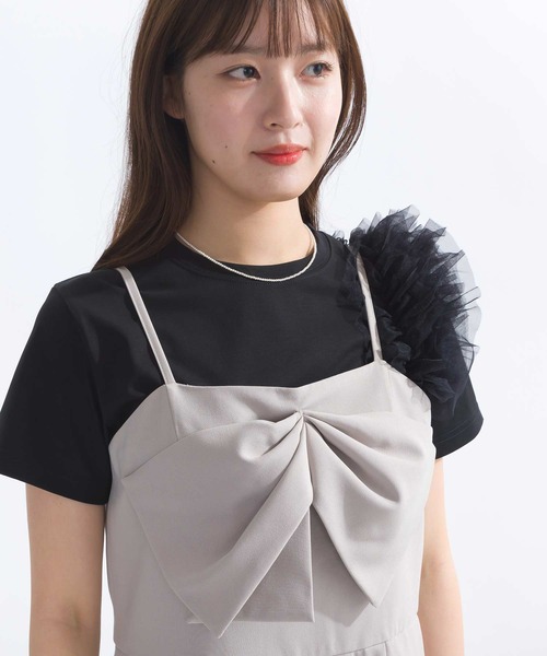 PICCIN サロペット オーバーオール リボンオールインワン PICCIN サロペット オーバーオール リボンオールインワン