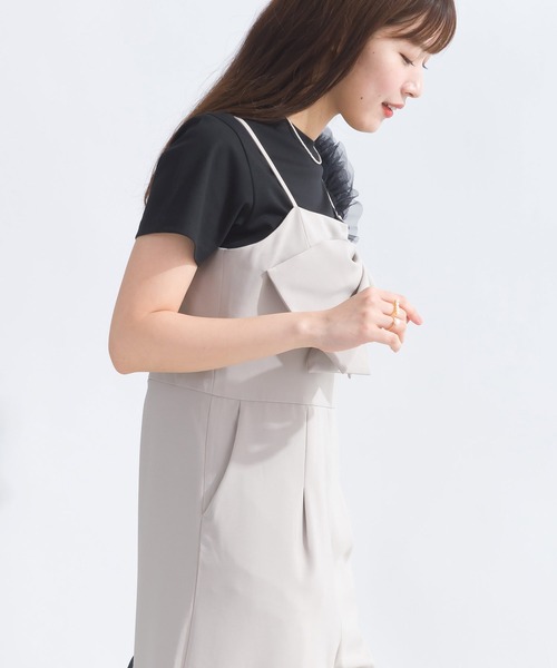 PICCIN サロペット オーバーオール リボンオールインワン PICCIN サロペット オーバーオール リボンオールインワン
