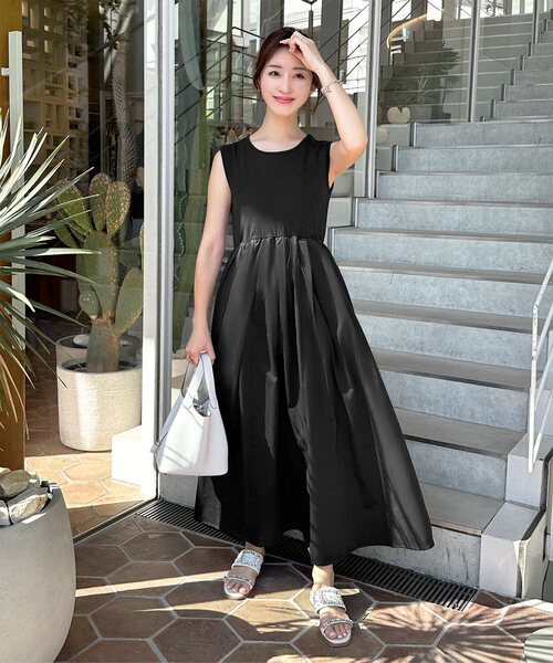 IKKUNA✴︎新品未使用ドレス✴︎ワンピース✴︎オーガニックコットン定価41,800 KOBE LETTUCE（神戸レタス） ワンピース 半袖 「 水野佐彩さんコラボ
