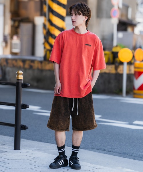 SIDEWAY STANCE tシャツ 「SIDEWAY STANCE」ピグメント加工