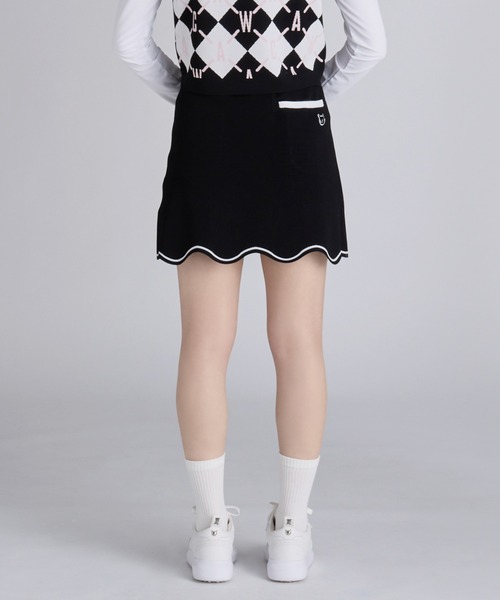 WAAC ロゴニットストライプスカート　新品未使用 スカート 「WAAC」WOMENS ロゴアーガイルニット : ZOZOTOWN Yahoo!店