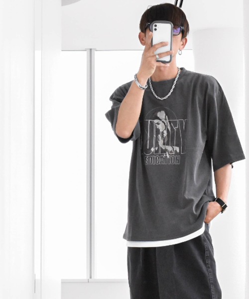 enfold スビン天竺アシンメTシャツ HiKESHi SPiRiT 火消之図抜染スラブ Tシャツ(吽) – NOREN JAPAN 公式通販