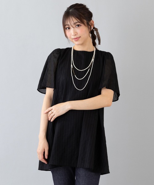 Rose Tiara（ローズティアラ） ブラウス シャツ オーガニックコットン 