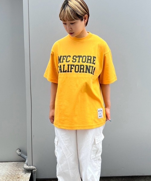 浜崎あゆみ】MFCSTOREコラボTシャツ XLホワイト×イエロー MFC STORE S