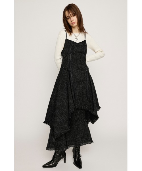 SLY スカート RIPPED EDGE L/SK リップド エッジ ロングスカート