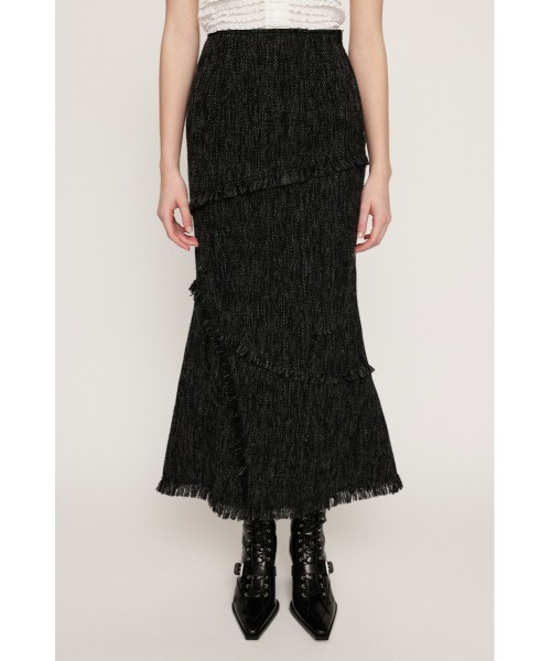 新品未使用タグ付き☆SLY　PLAID WRAP スカート SLY | GLITTER KNIT ロングスカート (スカート(ロング) ) |SHEL