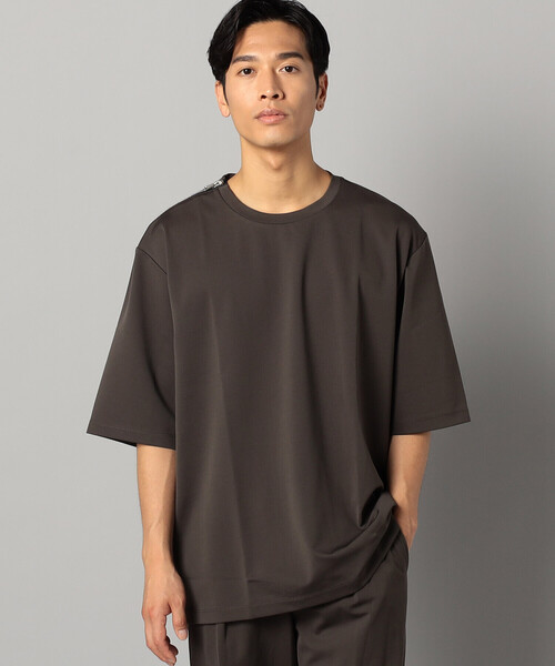ひ*マ様 45R　紺系　Tシャツ　サイズ2　サイズ M 　Mだが大きめ　ユニセッ セール】 【セットアイテム】リネンタッチ ニットTシャツ ／T