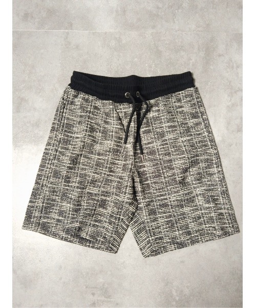 MSGM ツイードショーツ 【関税込】 MMMM パンツ MMMM/カットツイード イージーショーツ メンズ