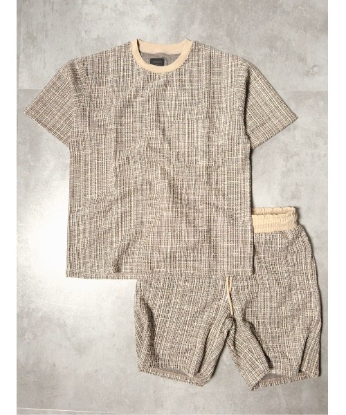 MSGM ツイードショーツ 【関税込】 MMMM パンツ MMMM/カットツイード イージーショーツ メンズ