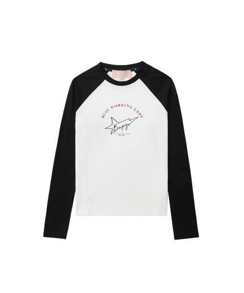 tシャツ BAPY REGLAN LS TEE レディース