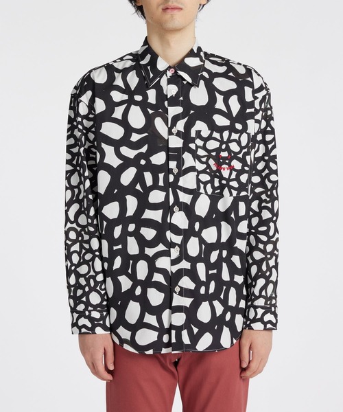 ポールスミス　シャツ　happy floral Mサイズ PS Paul Smith シャツ Happy Floral” / 242321 119Z メンズ