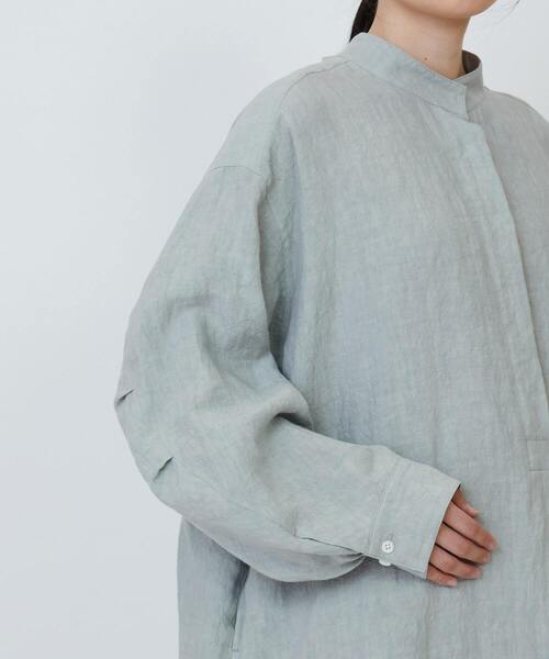 【新品】ロワジール LOISIR ロワズィール 黒 麻100% リネンワンピース グランジリネンスモックワンピース（ワンピース）｜LOISIR