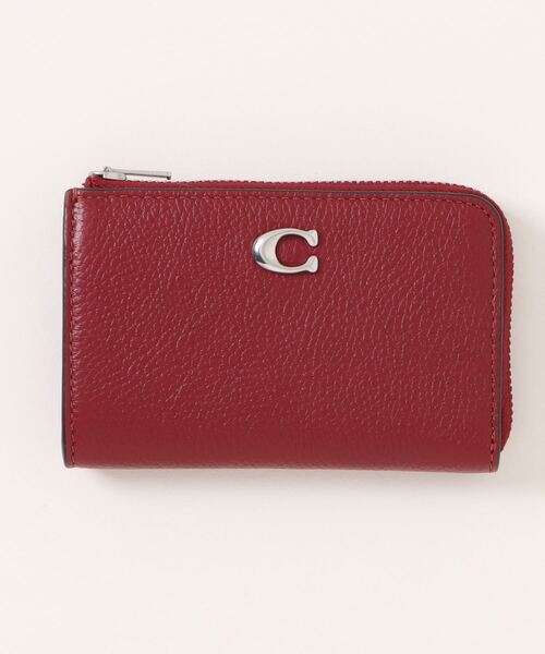 COACH コーチ ☆ レザー L字ジップ キーケース カラビナ付き ブラック COACH キーケース Lジップ キー ケース : ZOZOTOWN Yahoo!店