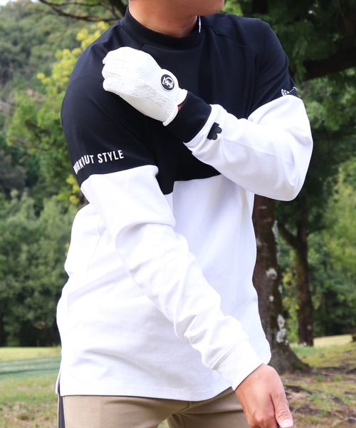 tシャツ (RM)「LUXE/R GOLF」ストレッチ スムース バイカラー