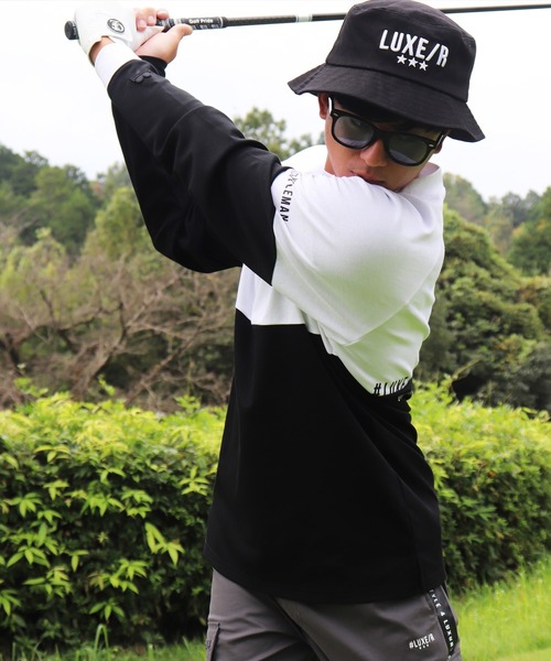 tシャツ (RM)「LUXE/R GOLF」ストレッチ スムース バイカラー