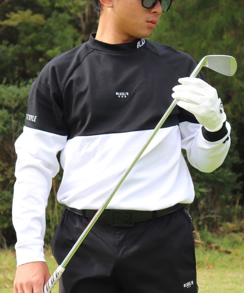 tシャツ (RM)「LUXE/R GOLF」ストレッチ スムース バイカラー