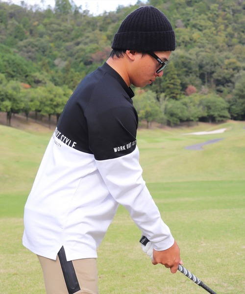 tシャツ (RM)「LUXE/R GOLF」ストレッチ スムース バイカラー