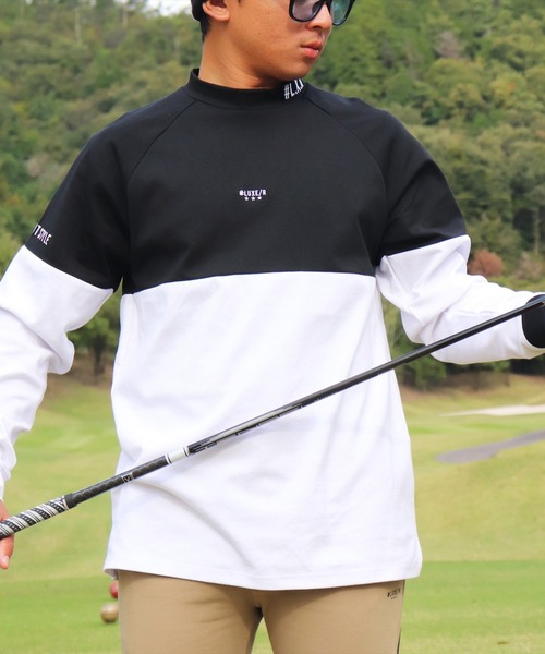 tシャツ (RM)「LUXE/R GOLF」ストレッチ スムース バイカラー