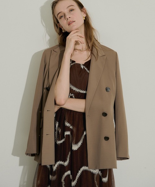 新品未使用/LE'RURE ジャケット Boxy tailored jacket