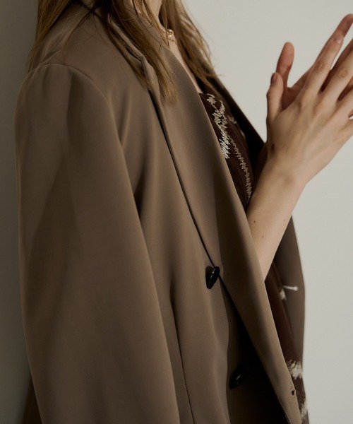 LE'RURE ジャケット テーラードジャケット Boxy tailored jacket